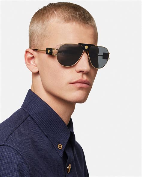 versace glasses aviators|versace sunglasses official site.